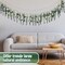 Artificial Hanging Eucalyptus Wall Decor with LED String Lights - Boho Farmhouse Greenery for Bedroom, Bathroom, Nursery & Office - Realistic Faux Vine Wall Hanging